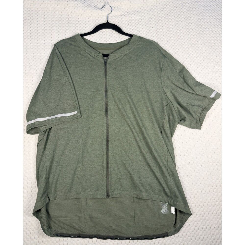 REI Co-op Junction Full-Zip Cycling Jersey UPF 50+ - Green - Size XXL